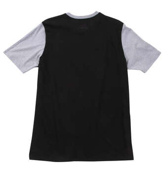 大きいサイズ M ESS BL半袖Tシャツ 4XLT 6XLT ブラック×ミディアムグレーヘザー ラッピング可 送料無料 即日発送-1