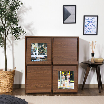 ディスプレイラック 4マス 送料無料-13