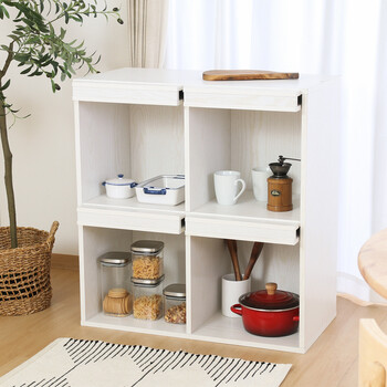 ディスプレイラック 4マス 送料無料-24