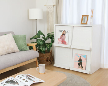 ディスプレイラック 4マス 送料無料-25