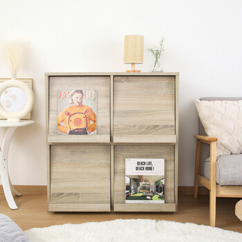 ディスプレイラック 4マス 送料無料-3