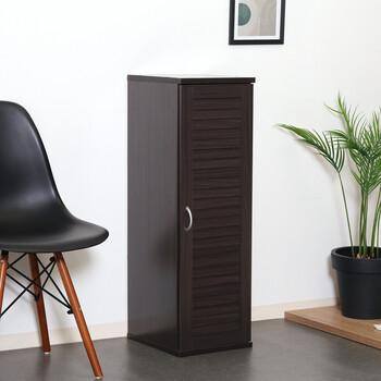 スリムシューズボックス ルーバー扉 送料無料-11