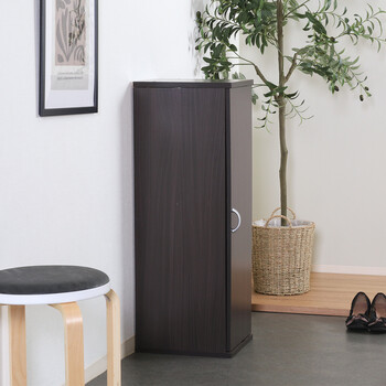 スリムシューズボックス ルーバー扉 送料無料-12