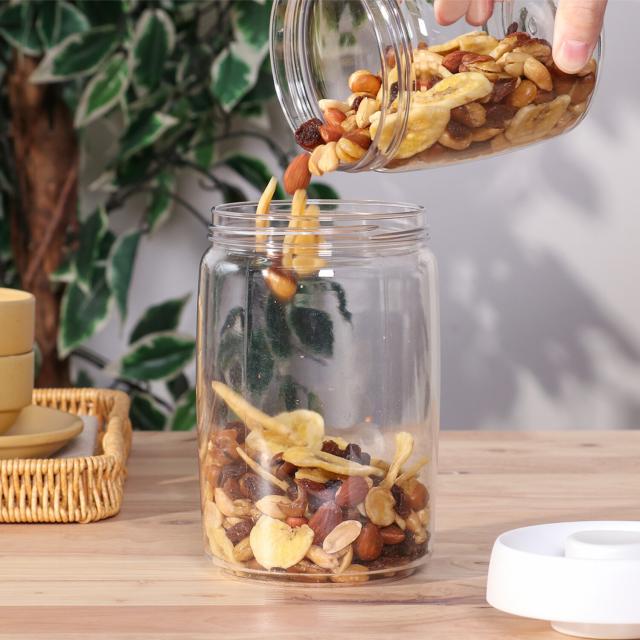 PUSH 空気が抜けるキャニスター 1200ml 6セット 送料無料-4