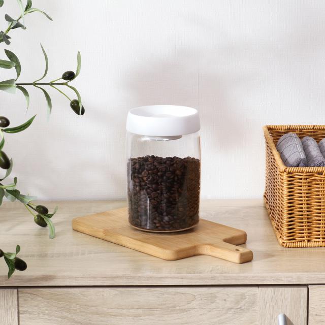 PUSH 空気が抜けるキャニスター 1200ml 6セット 送料無料-5