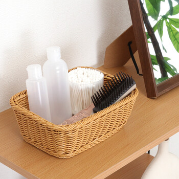 洗えるバスケット スクエアM 4個セット 送料無料-5