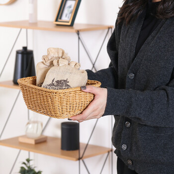 洗えるバスケット スクエアM 4個セット 送料無料-7