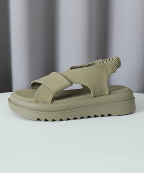 厚底サンダル クロスベルト 夏靴 送料無料 即日発送-6