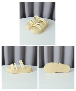 ミュールサンダル 厚底 ストラップ 夏靴 送料無料 即日発送-8