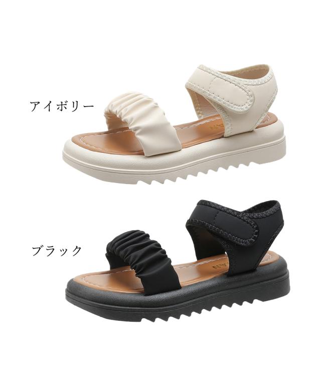 厚底 スポーツサンダル 美脚 夏靴 送料無料 即日発送-1