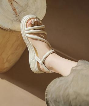 厚底サンダル ストラップ靴 夏 送料無料 即日発送-4