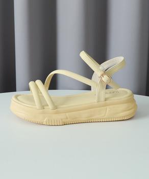 厚底サンダル ストラップ靴 夏 送料無料 即日発送-6