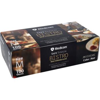 業務用 セーフタッチ ビストロ ノアール Mサイズ 100枚入 3セット 送料無料-2