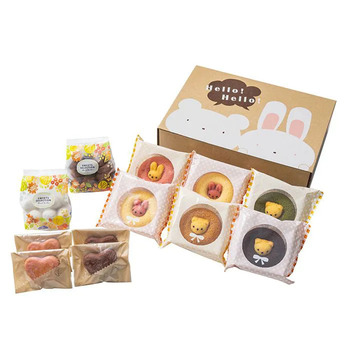アニマルドーナツ＆焼菓子セットＢ ラッピング可 送料無料-1