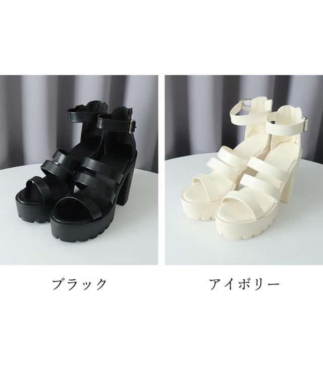 厚底ハイヒール サンダル レディース夏 送料無料 即日発送-1