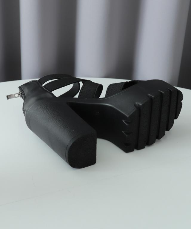 ハイヒールサンダル 厚底 ブーツサンダル 送料無料 即日発送-9