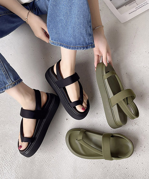 トングサンダル 厚底 ビーチサンダル 夏 送料無料 即日発送-0