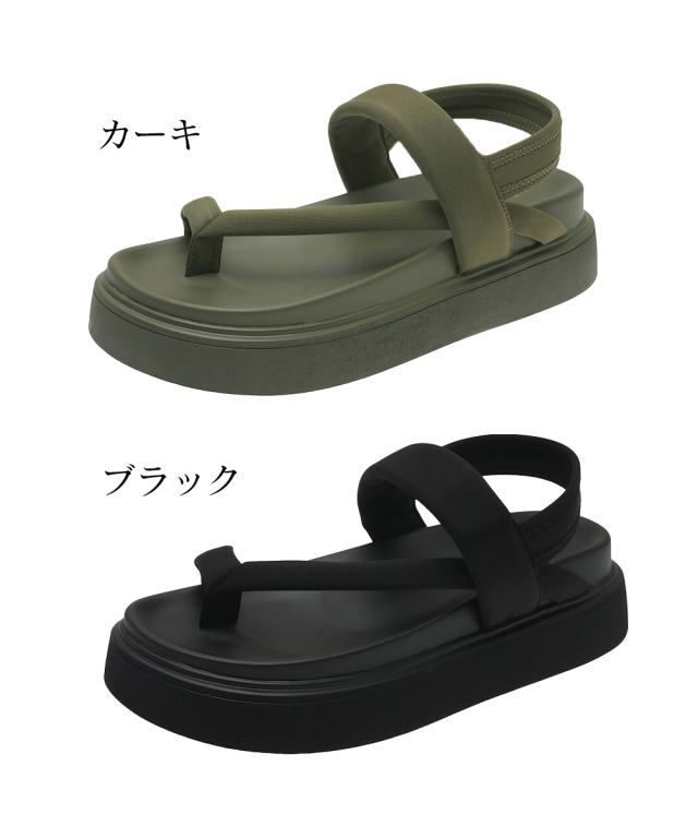 トングサンダル 厚底 ビーチサンダル 夏 送料無料 即日発送-1