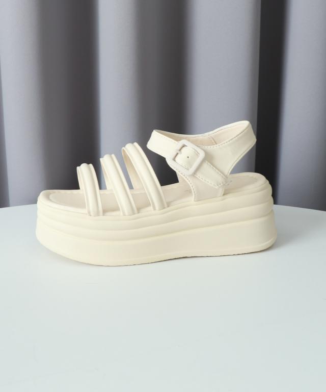 ストラップサンダル 厚底 美脚 夏くつ 送料無料 即日発送-6