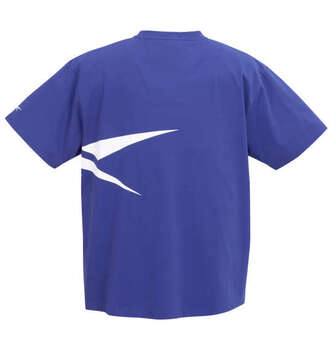 大きいサイズ Reebok サイドベクターグラフィック半袖Tシャツ 3L 4L 5L 6L 8L ブルー ラッピング可 送料無料 即日発送-1