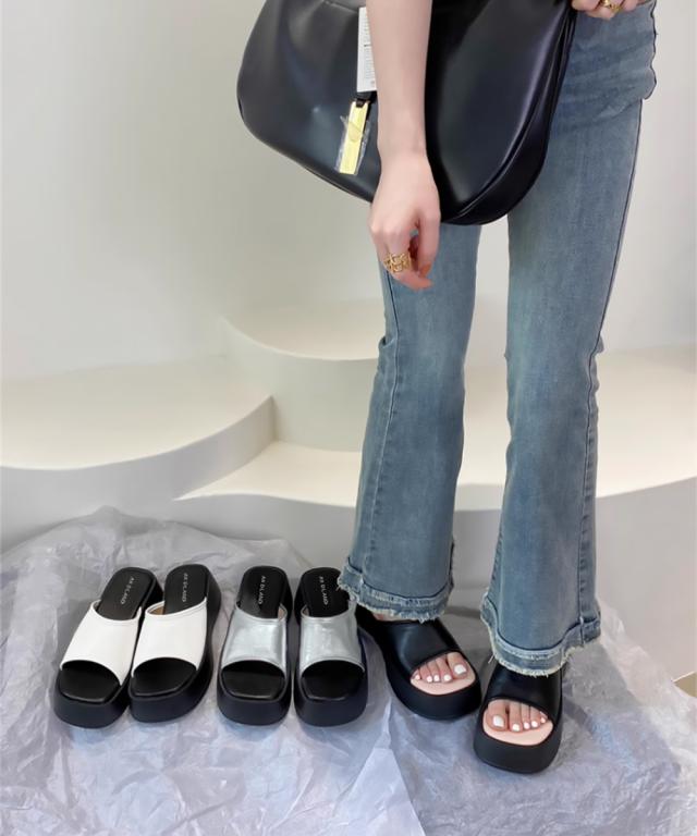 厚底サンダル ミュールサンダル 夏 美脚 SK20903120-7589 送料無料 即日発送-2