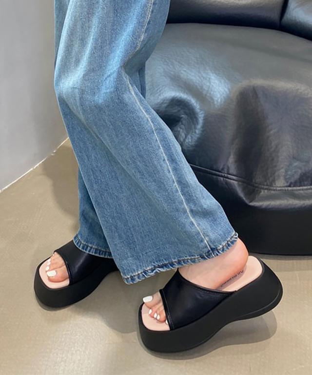 厚底サンダル ミュールサンダル 夏 美脚 SK20903120-7589 送料無料 即日発送-4