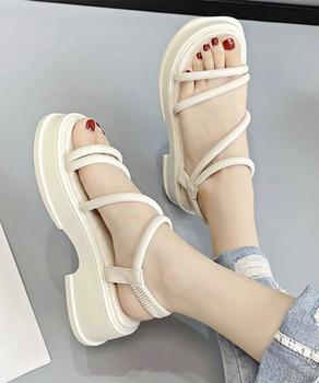 厚底 ストラップサンダル 美脚 送料無料 即日発送-3