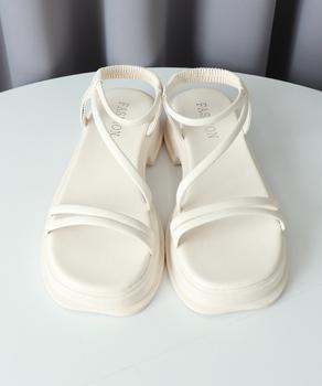 厚底 ストラップサンダル 美脚 送料無料 即日発送-4