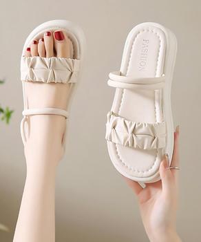 ストラップサンダル 厚底 ミュール 送料無料 即日発送-2