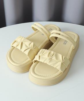 ストラップサンダル 厚底 ミュール 送料無料 即日発送-5