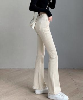 セミフレアデニムパンツ 美脚デニムパンツ SK20903112-7597 送料無料 即日発送-6