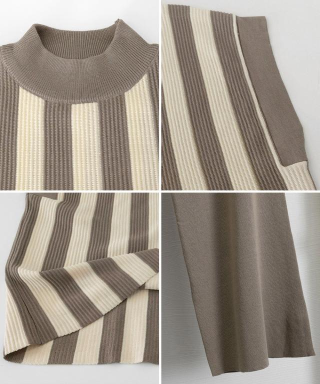 サマーニットセットアップ 春夏秋服 送料無料 即日発送-3