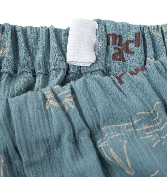 大きいサイズ marie claire homme 楊柳総柄半袖七分丈パンツパジャマ 3L 4L 5L 6L 8L ラッピング可 送料無料 即日発送-4