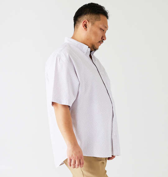 大きいサイズ Mc.S.P 刺し子チェックB.D半袖シャツ 3L 4L 5L 6L 8L ラッピング可 送料無料 即日発送-2