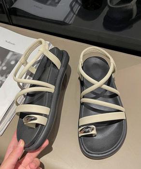 ストラップサンダル厚底親指トングサンダル 送料無料 即日発送-5