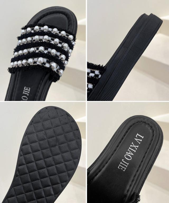 パールサンダル 厚底サンダル疲れない 送料無料 即日発送-3