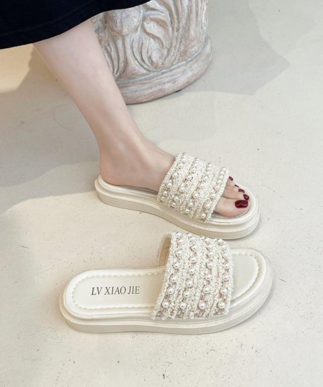 パールサンダル 厚底サンダル疲れない 送料無料 即日発送-8