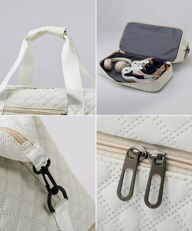 キルティング トラベルバッグ 大容量旅行 送料無料 即日発送-3