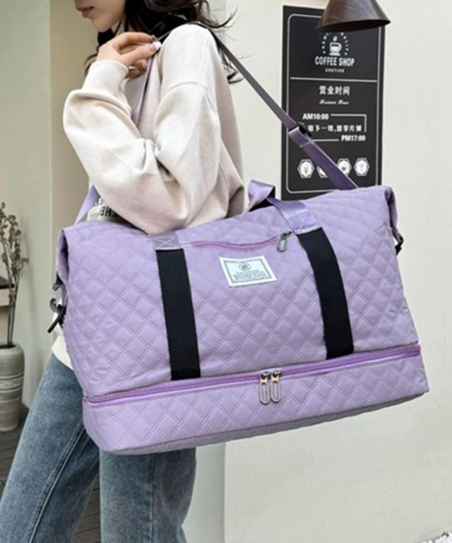 キルティング トラベルバッグ 大容量旅行 送料無料 即日発送-7