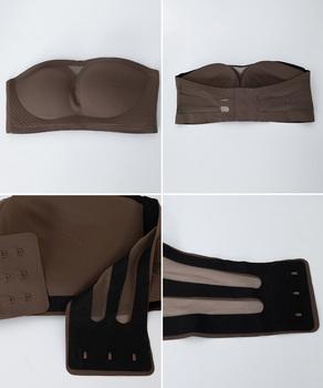 ストラップレスノンワイヤー美胸ブラジャー 送料無料 即日発送-2