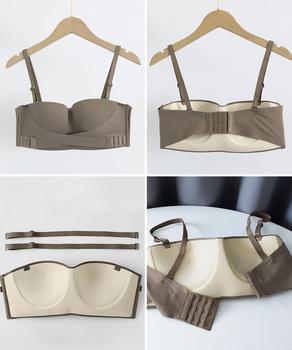 ストラップレスブラ盛れるずれない落ちない 送料無料 即日発送-2