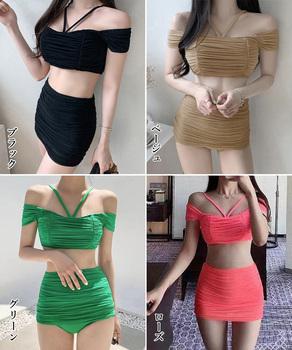 ビキニ水着 セクシーシャーリング水着夏海 送料無料 即日発送-1