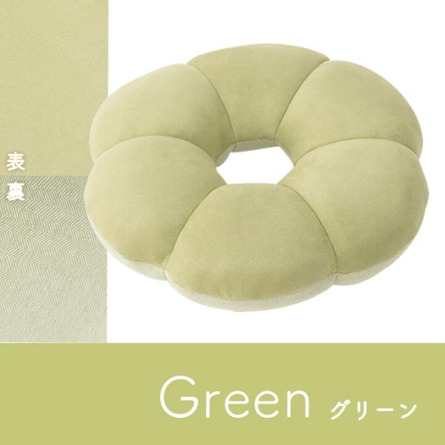 クッション 円座 花 穴あき パステル 約40cm丸 ポム 花円座 送料無料-2