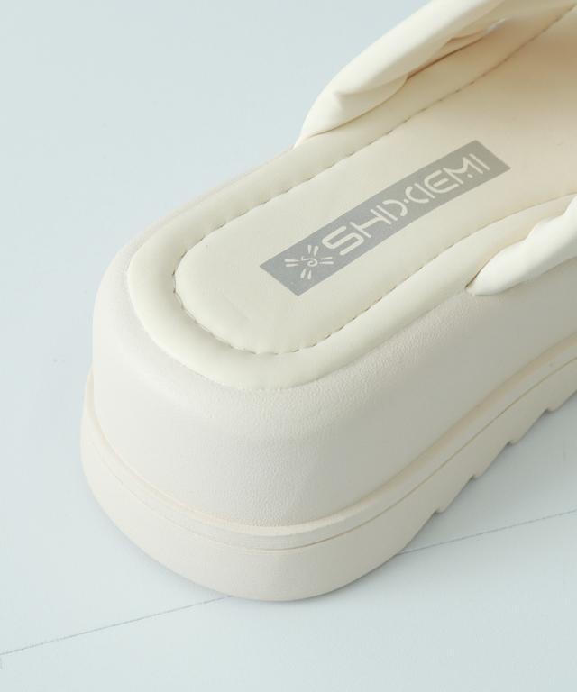 厚底 ミュールサンダル クロスベルト 夏 送料無料 即日発送-9