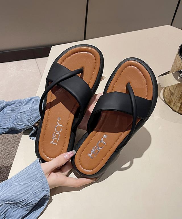 トングサンダル 厚底サンダル 美脚 夏靴 送料無料 即日発送-2