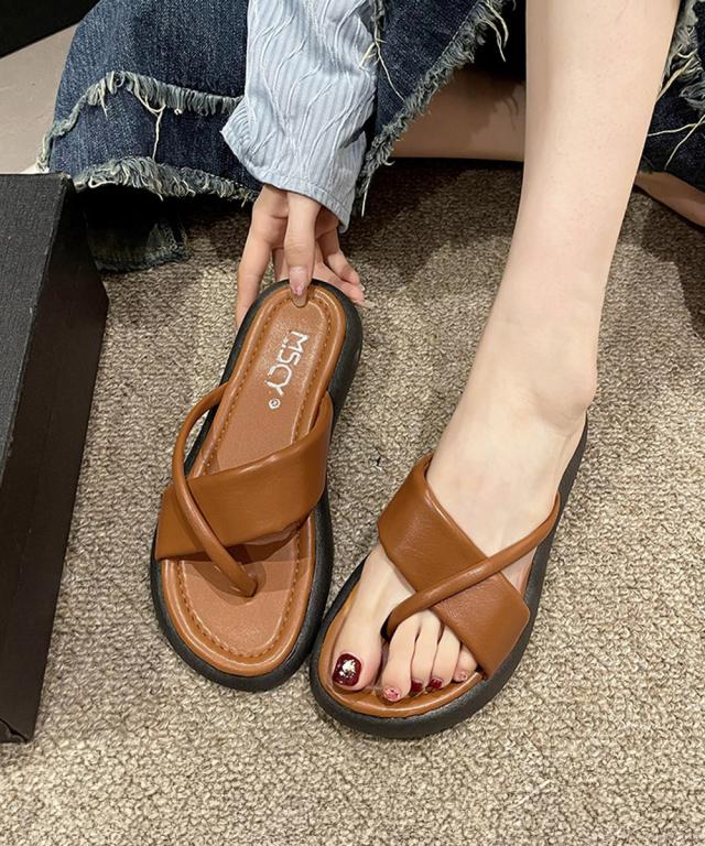 トングサンダル 厚底サンダル 美脚 夏靴 送料無料 即日発送-7