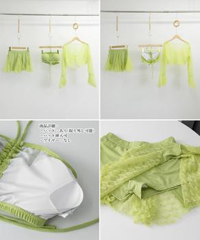 盛れる水着 レディース 体型カバー可愛い 送料無料 即日発送-2