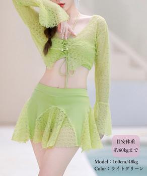 盛れる水着 レディース 体型カバー可愛い 送料無料 即日発送-8