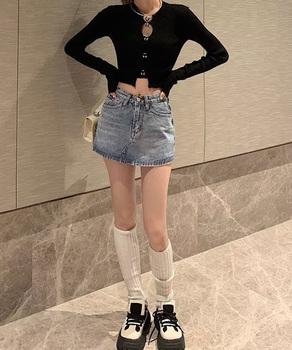 デニムスカパン キュロットスカート SK20964220-9464 送料無料 即日発送-6