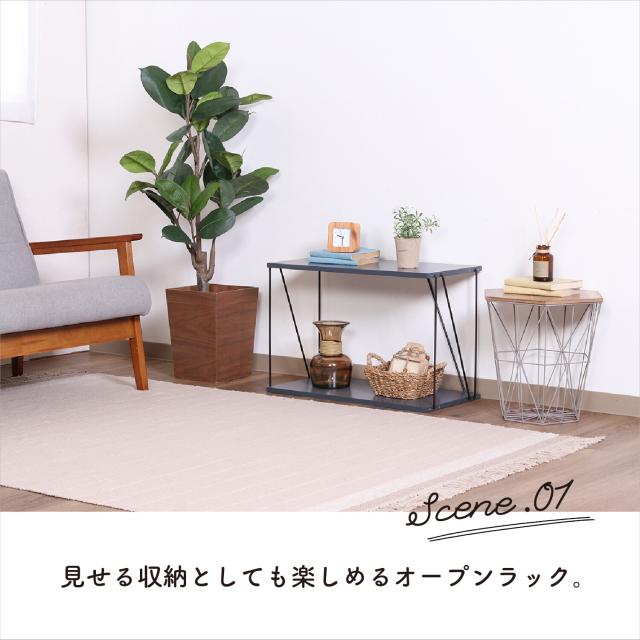 EZBOワイヤーラック2段 60幅 FZ11182405-9599 送料無料-3